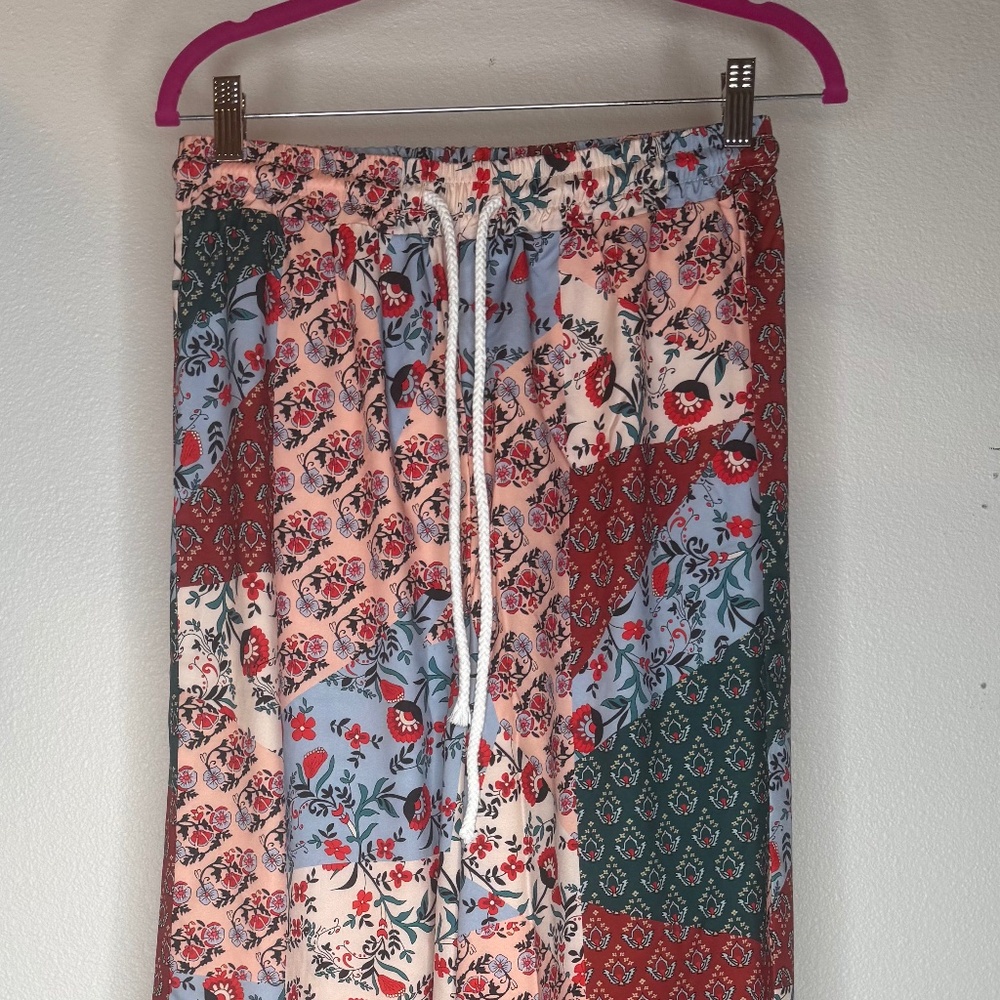 SHEIN Patchwork Pants
